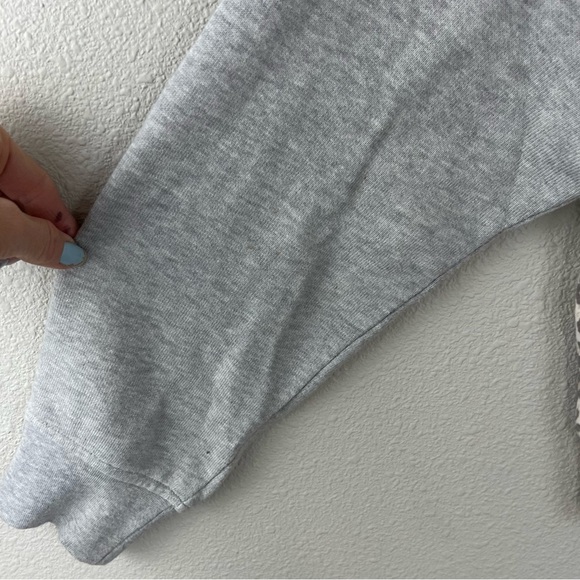 Rails Alice Mixed Grey Cheetah Print Cotton Blend Crewneck Sweatshirt Pullover - Picture 9 of 14